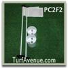 Plastic cup (2) Flag (2)